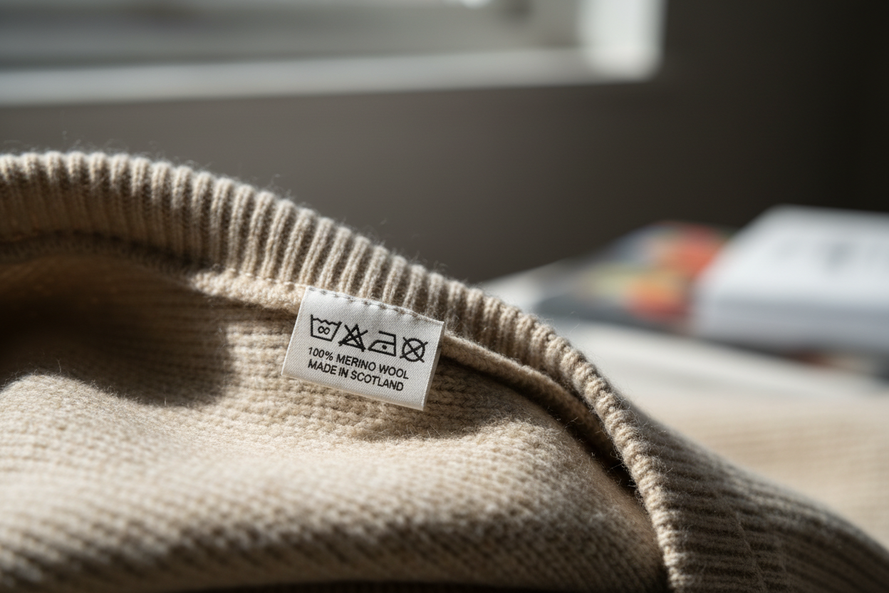 READ THE TAG. SAVE THE JUMPER.